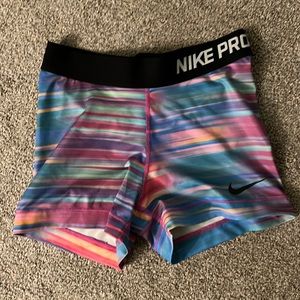 Nike pro spandex shorts